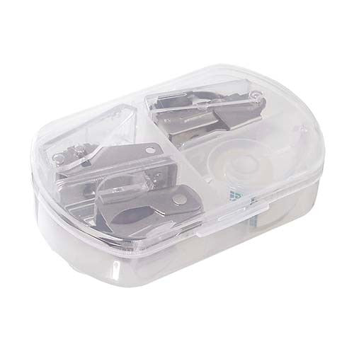 Mini kit de escritorio (engrapadora, perforador, dispensador y sacagrapas)