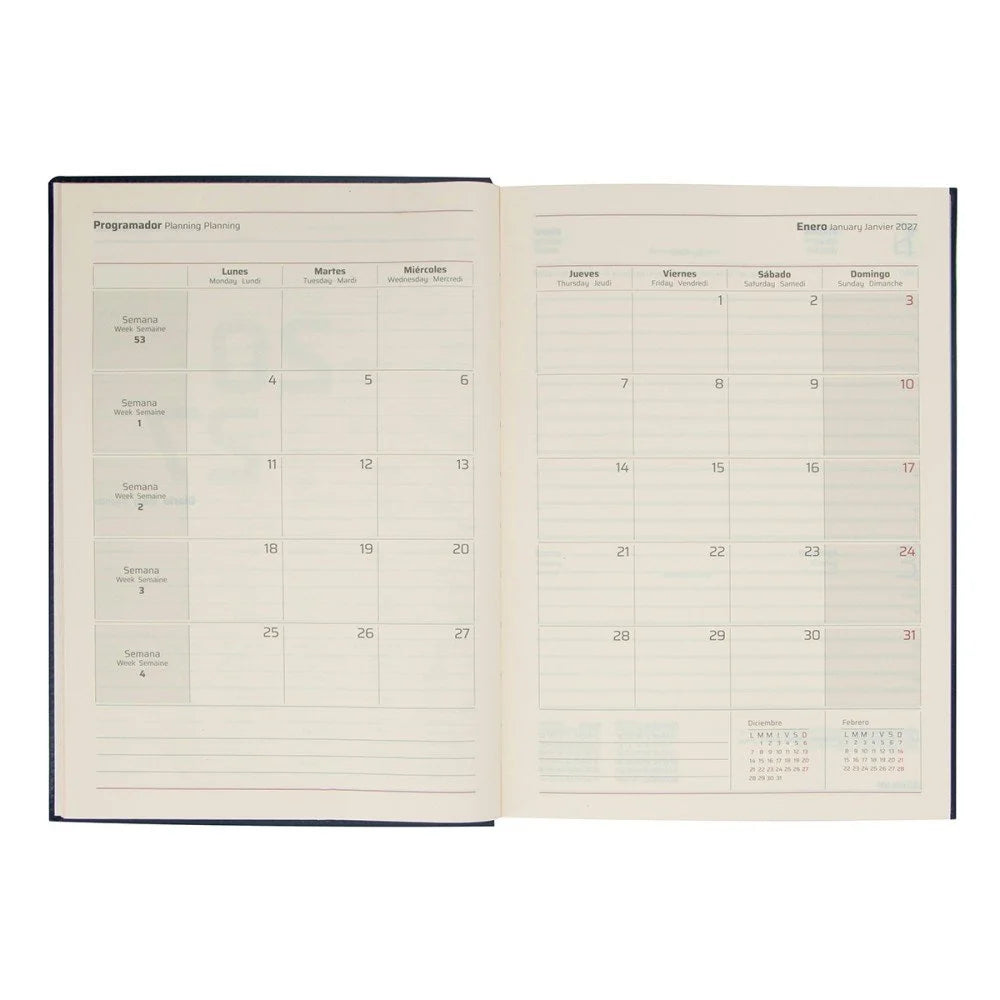 Agenda 2027 PRESIDENTE Fast Bracciano CD 17 x 24 cm Vino