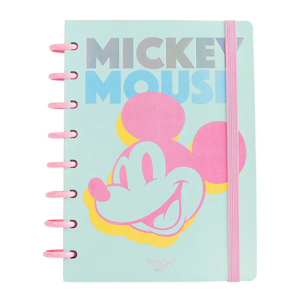 Cuaderno Espiral Disco Mooving 1721121 80H Mickey Mouse