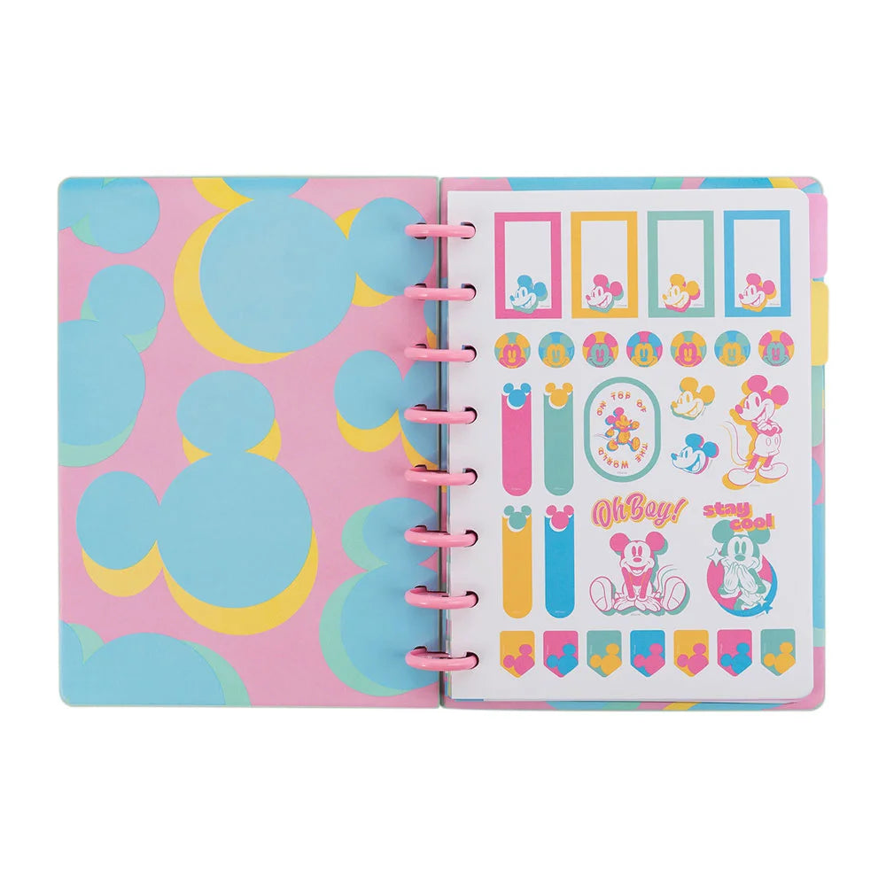 Cuaderno Espiral Disco Mooving 1721121 80H Mickey Mouse