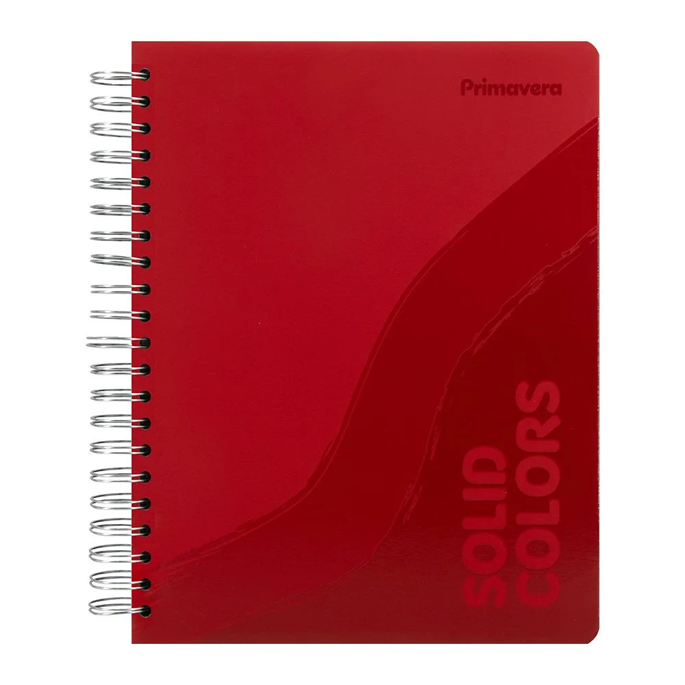 Cuaderno Espiral 200H Primavera Solid Basico Multimaterias D.Anillo