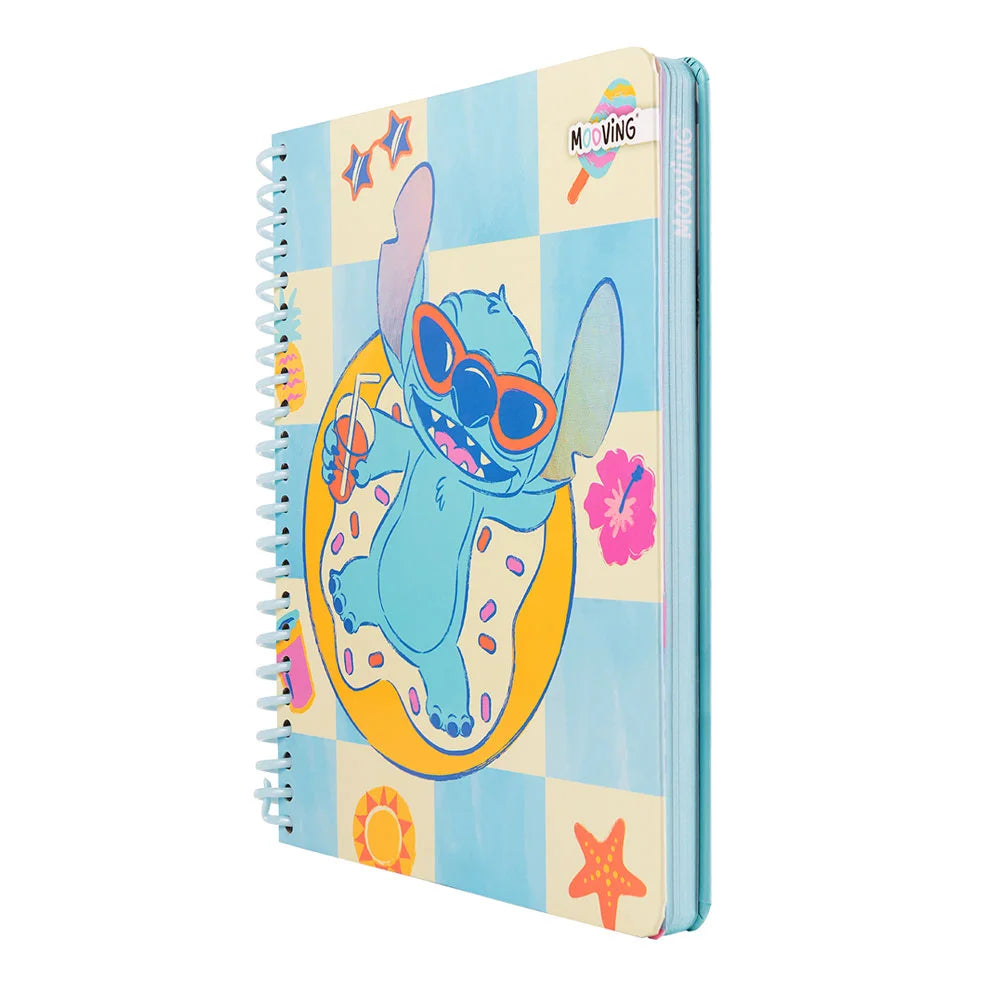 Cuaderno Espiral 96H Mooving Stitch Tapa Dura