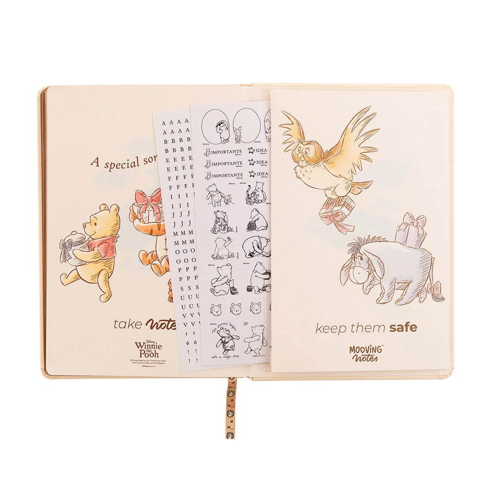 Libreta WINNIE THE POOH Tapa Dura Empastada 14,8 x 21 cm MOOVING 1246122