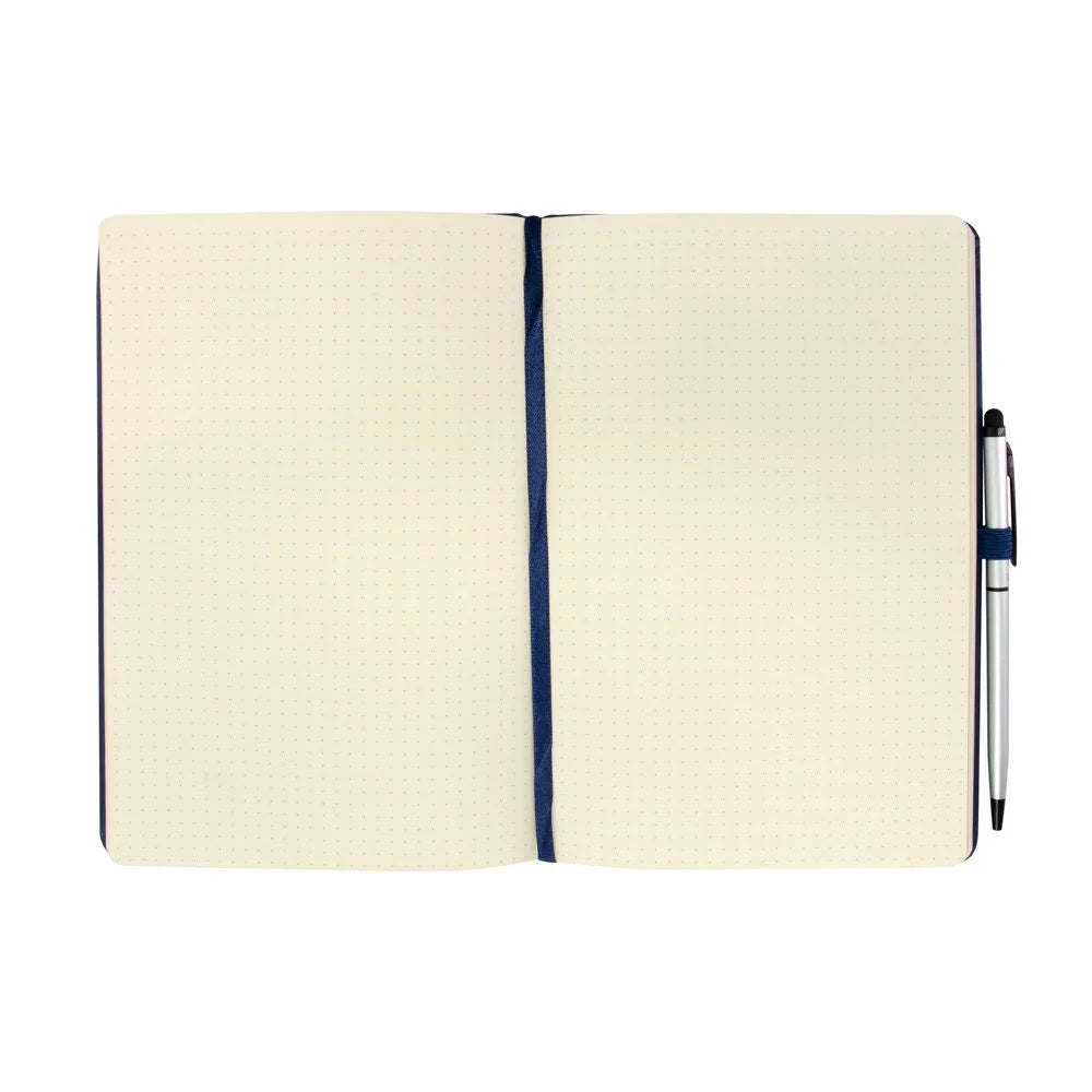 Libreta DIDEX KALIPO Tapa Dura 14,8 x 21 cm 96 Hojas Cuero Marron