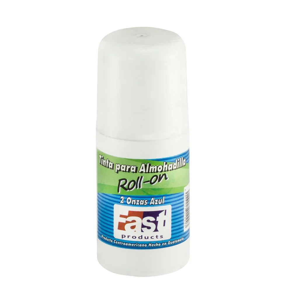 Tinta para Almohadilla Fast Roll On 2oz / 60ml Azul