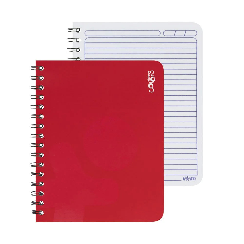 Cuaderno Espiral 70H Media Carta Vivo #2 239946 Líneas