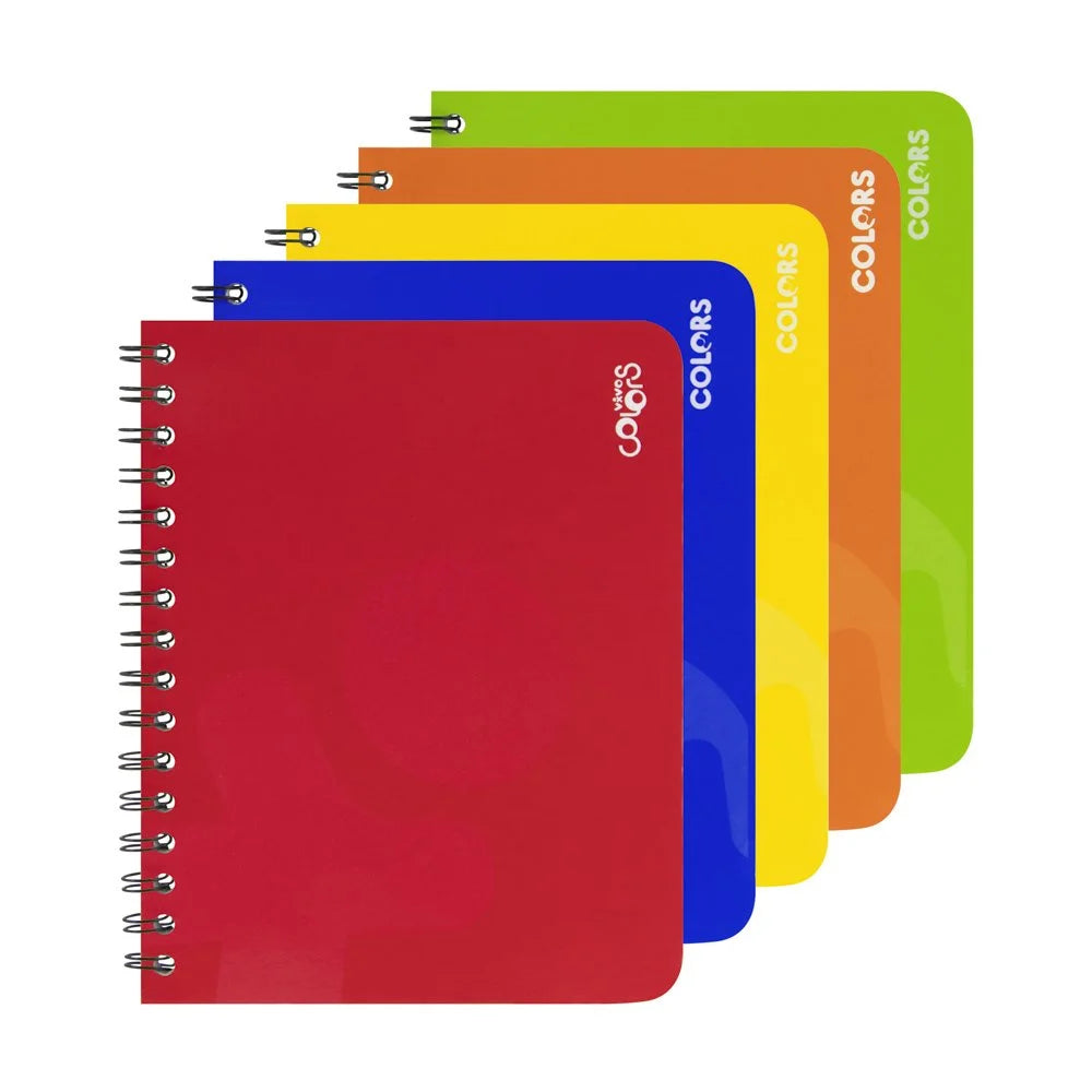 Cuaderno Espiral 70H Media Carta Vivo #2 239946 Líneas