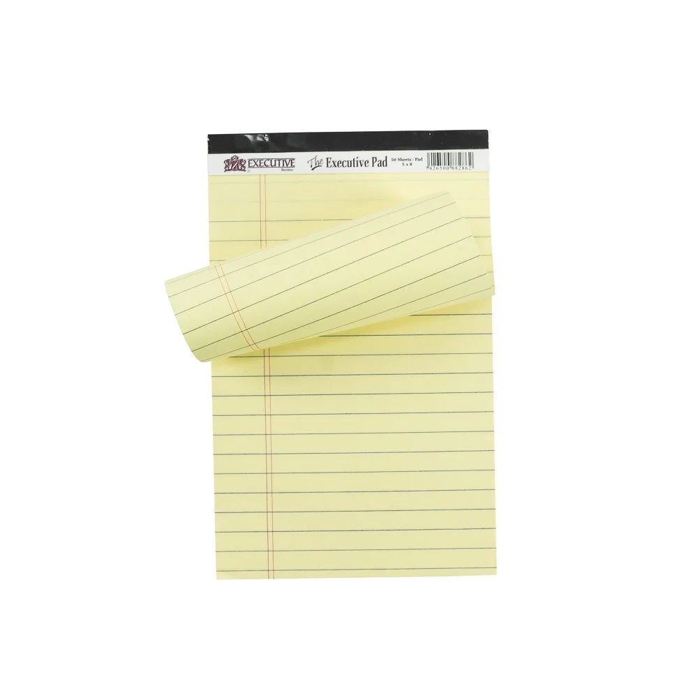 Block Rayado Excutive 82861 Amarillo Media Carta 50H