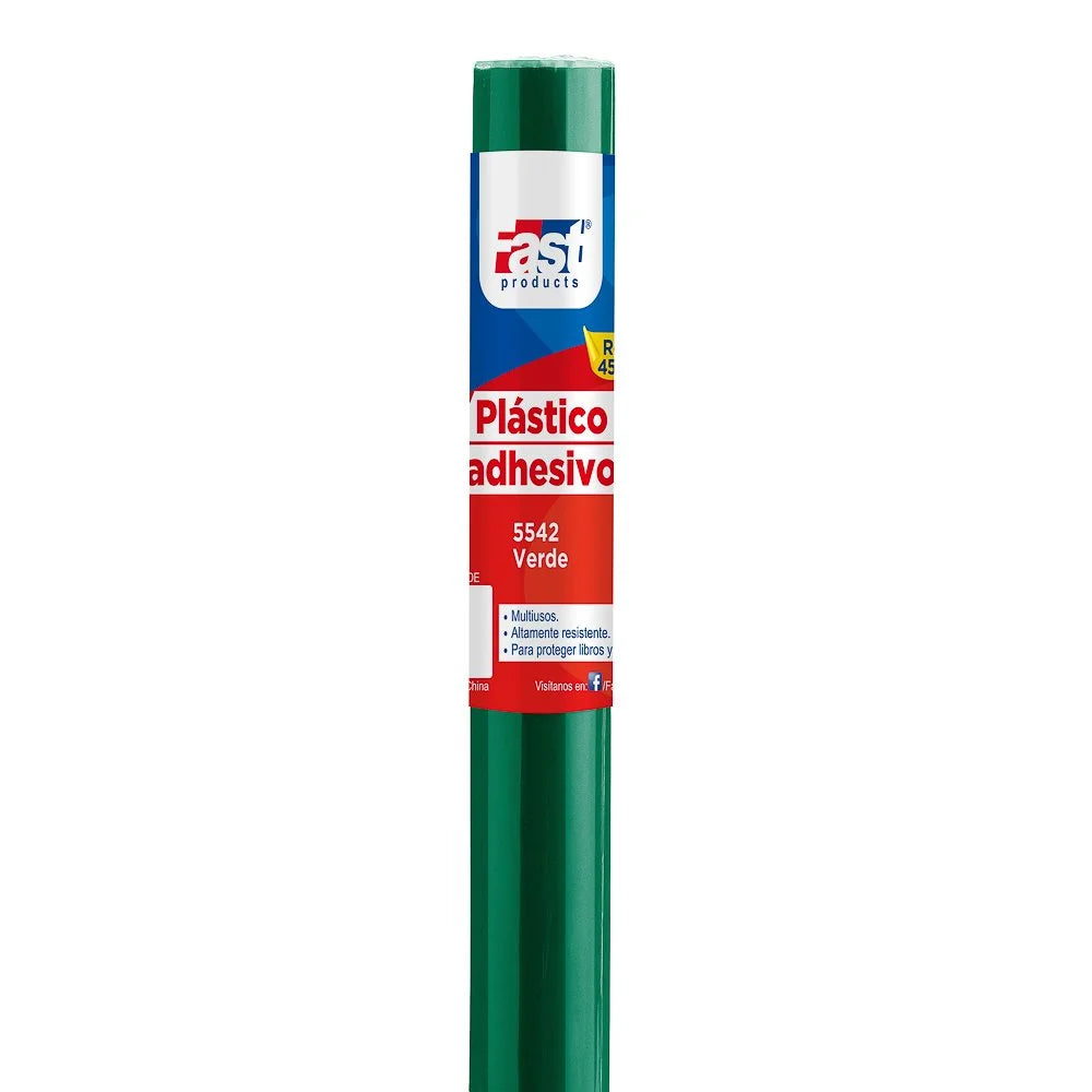 Plástico Adhesivo Fast Contac 45x3mt Verde