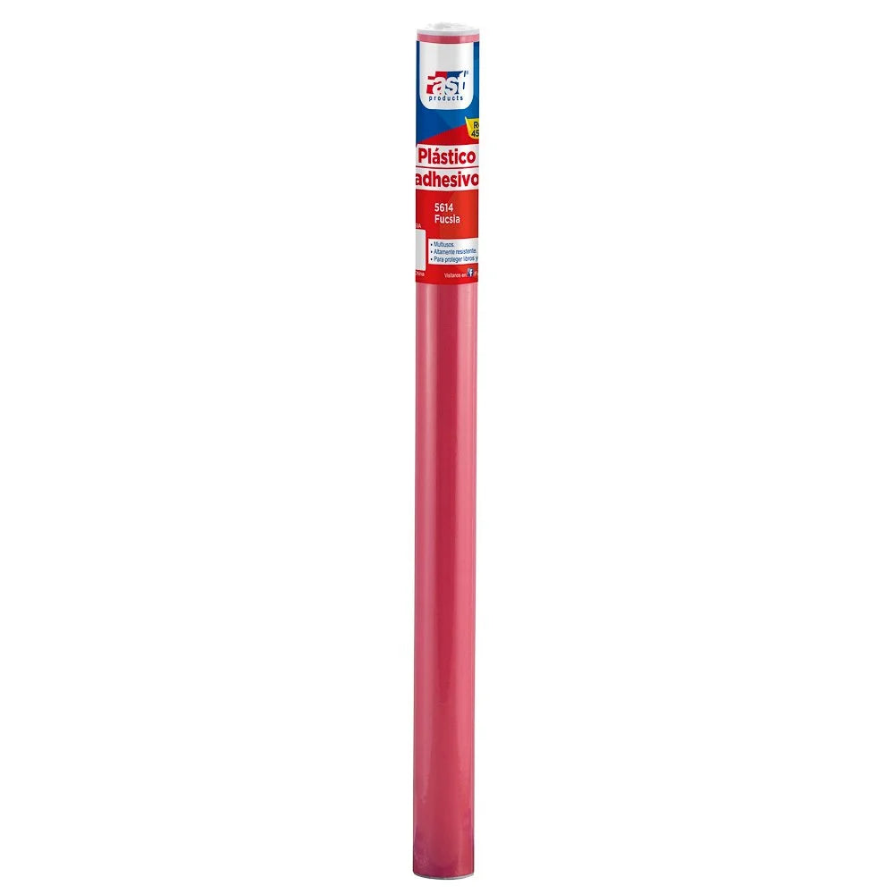 Plástico Adhesivo Fast Contac 45x3mt Fucsia