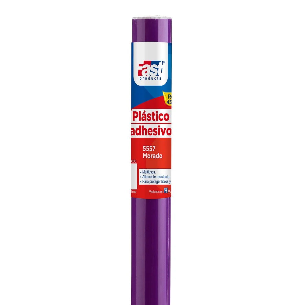Plástico Adhesivo Fast Contac 45x3mt Morado
