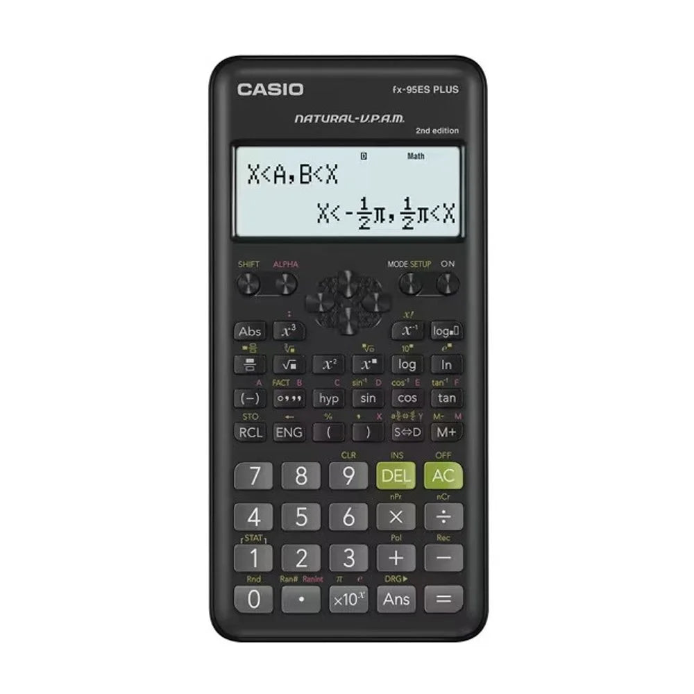 CALCULADORA CIENTIFICA CASIO FX-82LA PLUS-2-BK 252F NEGRO