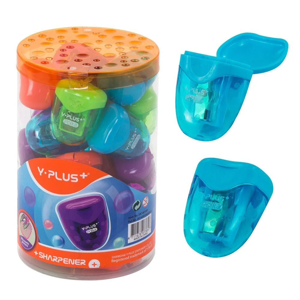 Sacapunta con Deposito Y-Plus SX14011 Polka Pequeño 1 Agujero