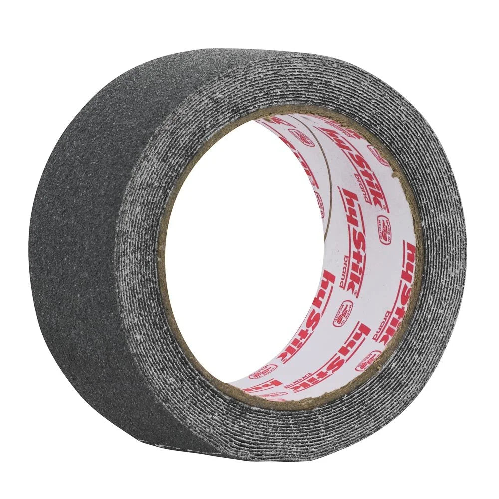Cinta Adhesiva Antiderrapante Hystik 50MMX4.57M Negro