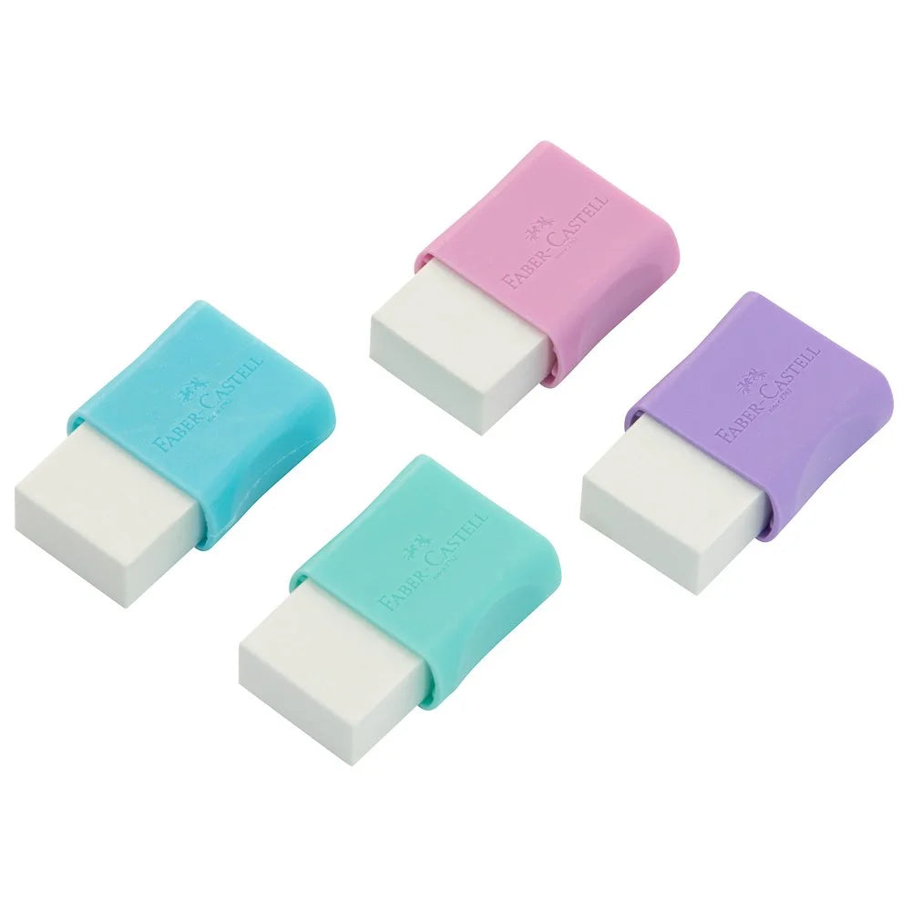 Borrador Faber Castell TK-7024 Protector Plastico Colores Pastel