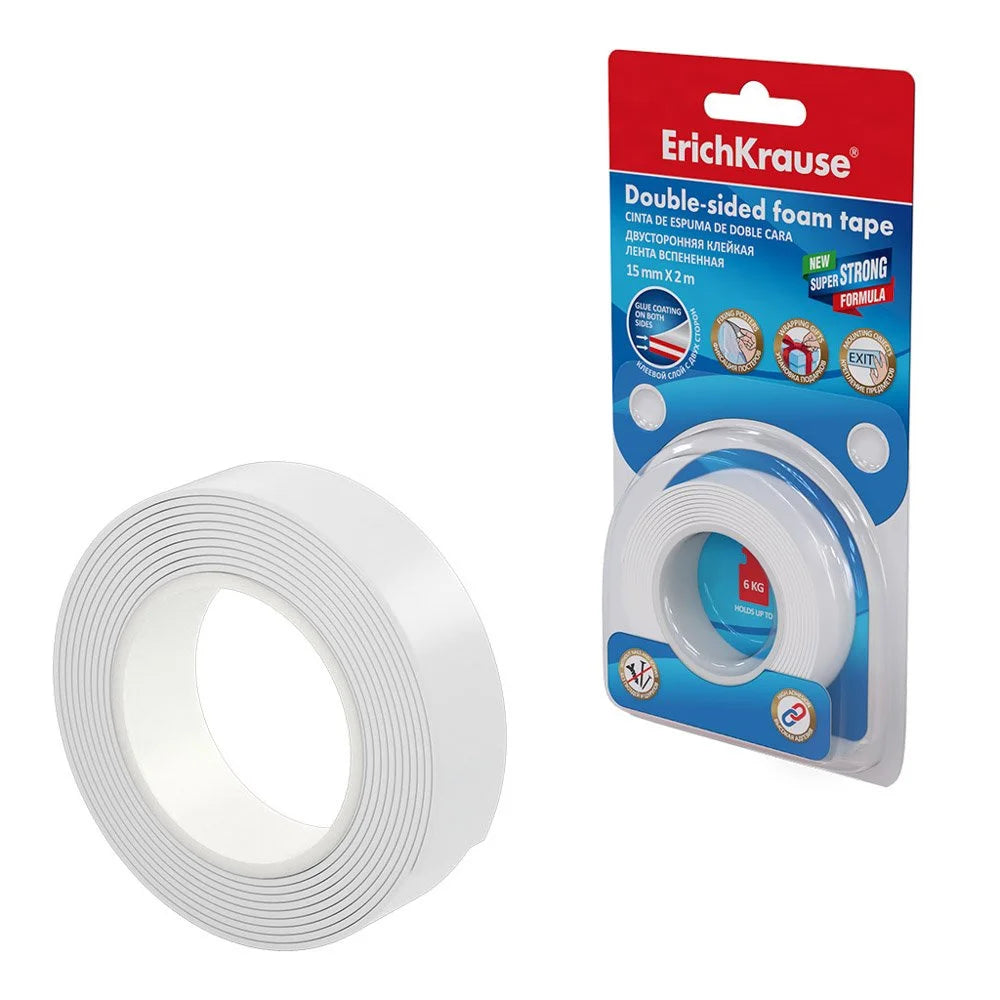 Cinta Adhesiva Mounting Tape Erich Krause 19448 15MMX2M