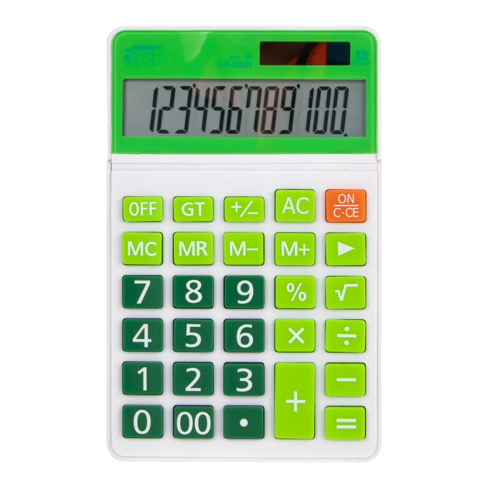 CALCULADORA DE ESCRITORIO FAST CE-2001 12D VERDE