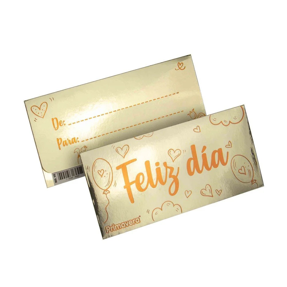Sobre de Regalo Primavera 19642 Metálico para Dinero