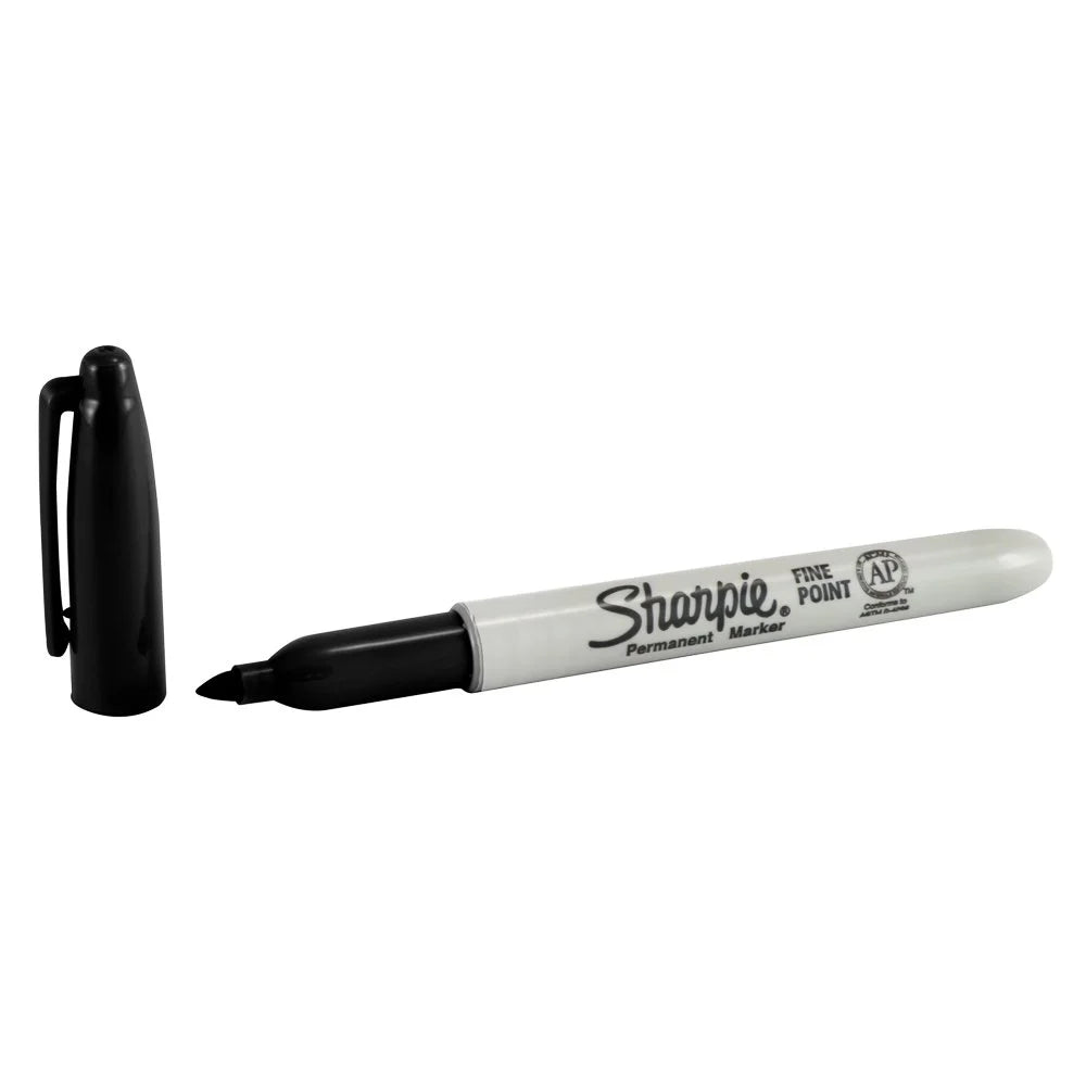Marcador Permanente Sharpie 30051 Punta Fina Negro