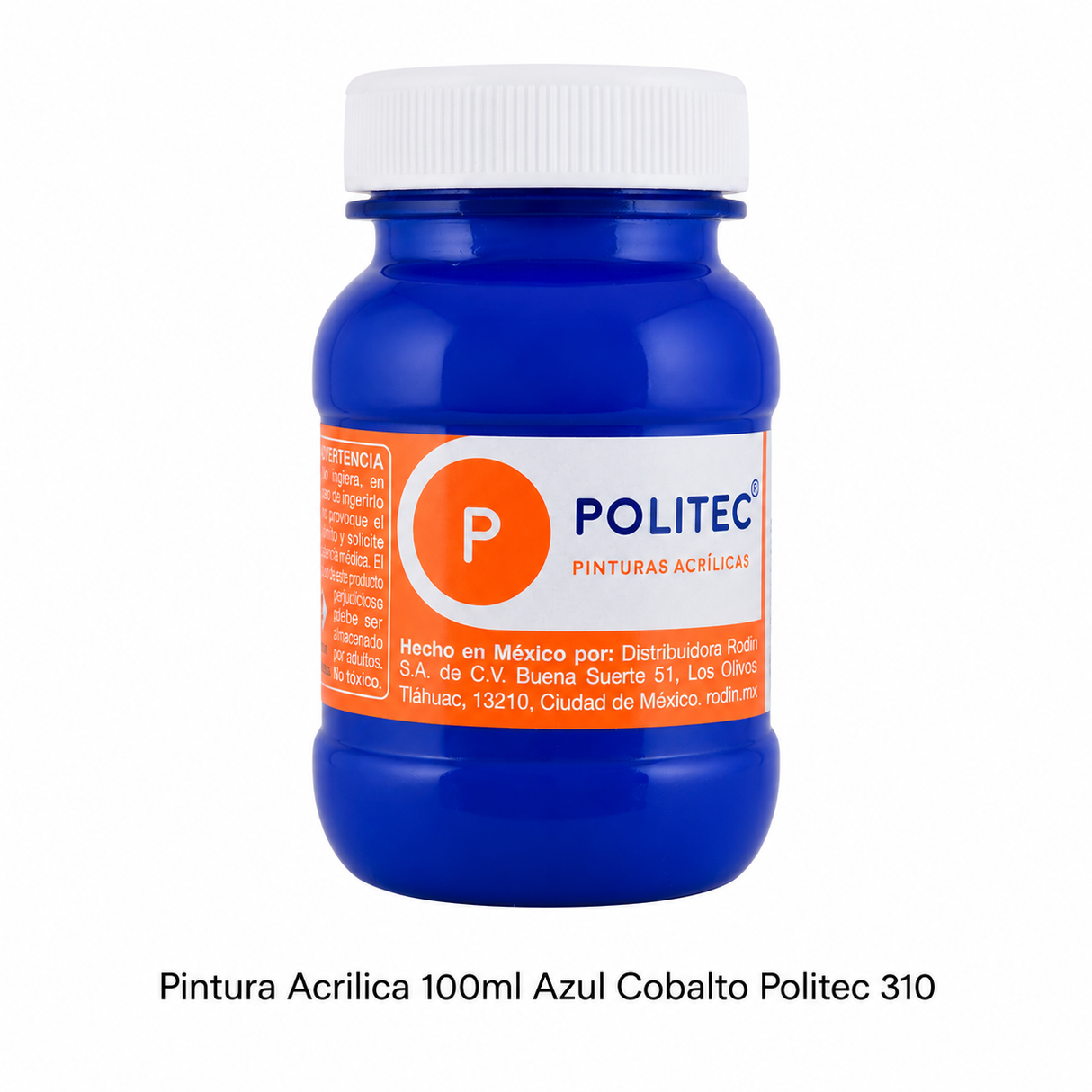Pintura Acrilica 100ml Azul Cobalto Politec 310