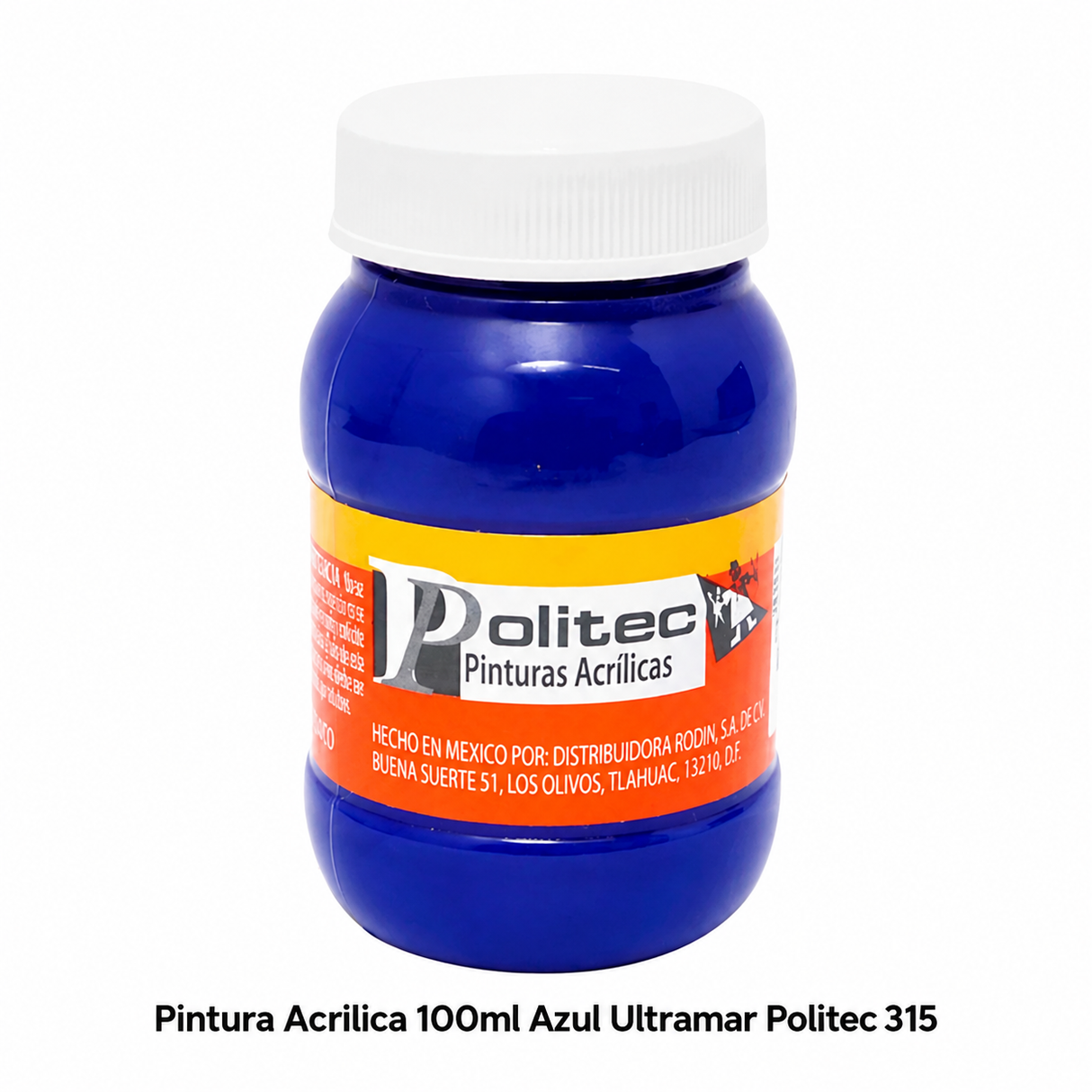 Pintura Acrilica 100ml Azul Ultramar Politec 315