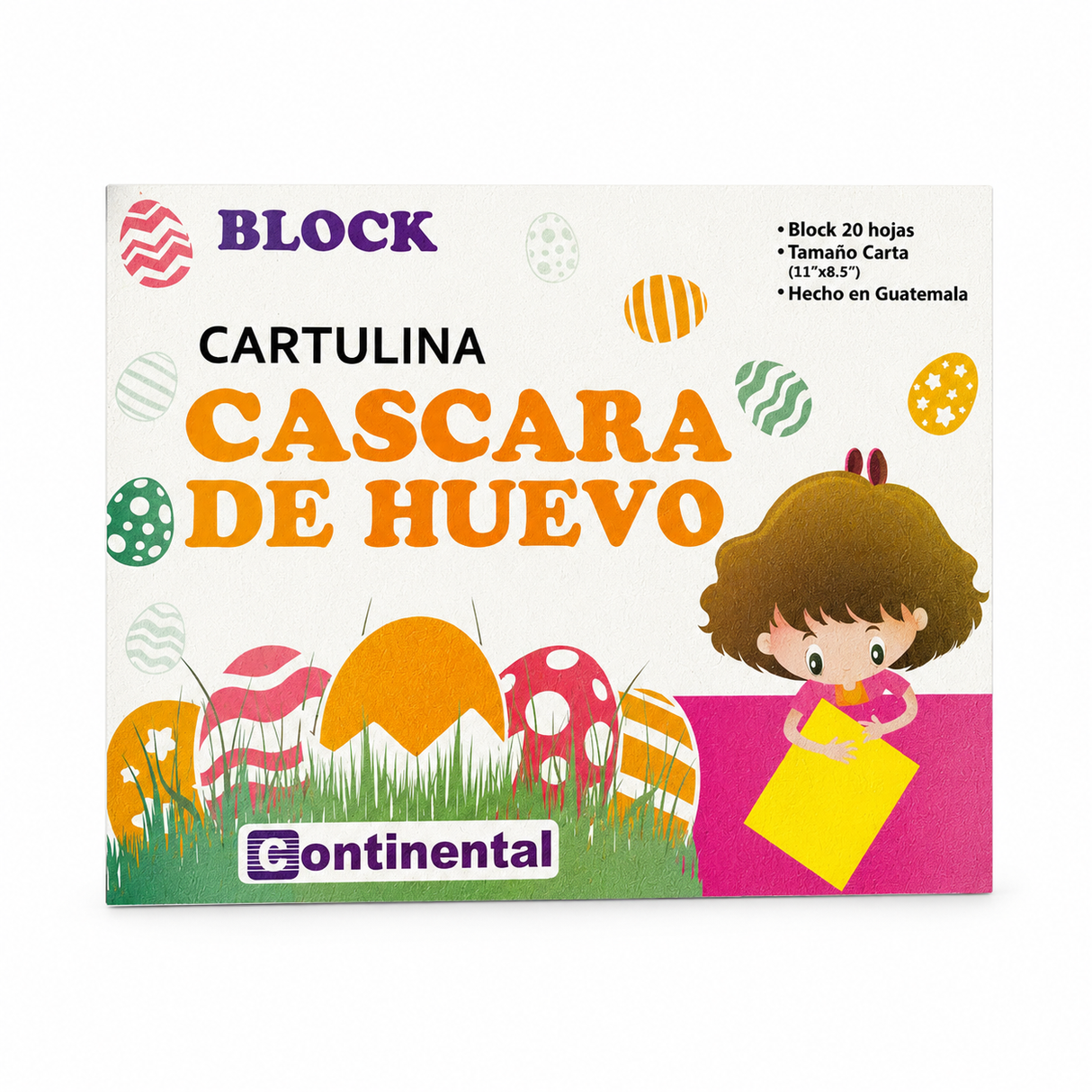 Block Cascara De Huevo Carta 20 Hojas Continental