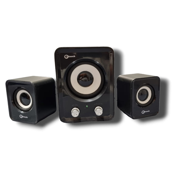 Bocina / parlante usb woofer y 2 bocinas satelitales 11 watts rms