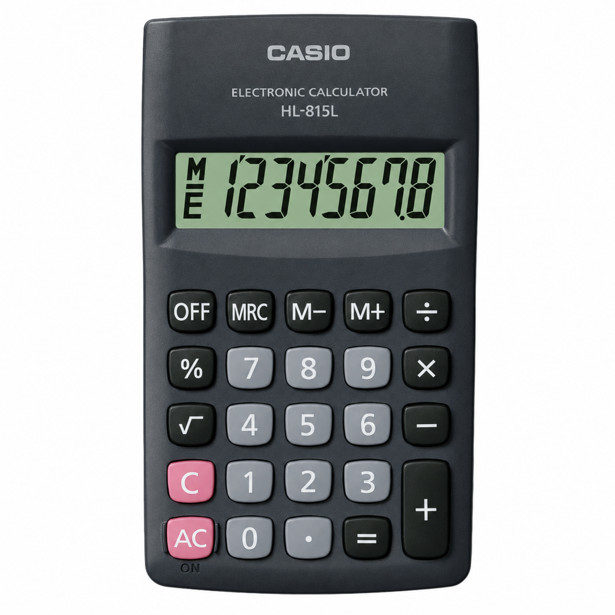 CALCULADORA CASIO HL-815L-BK-W 8 DIGITOS DE BOLSILLO