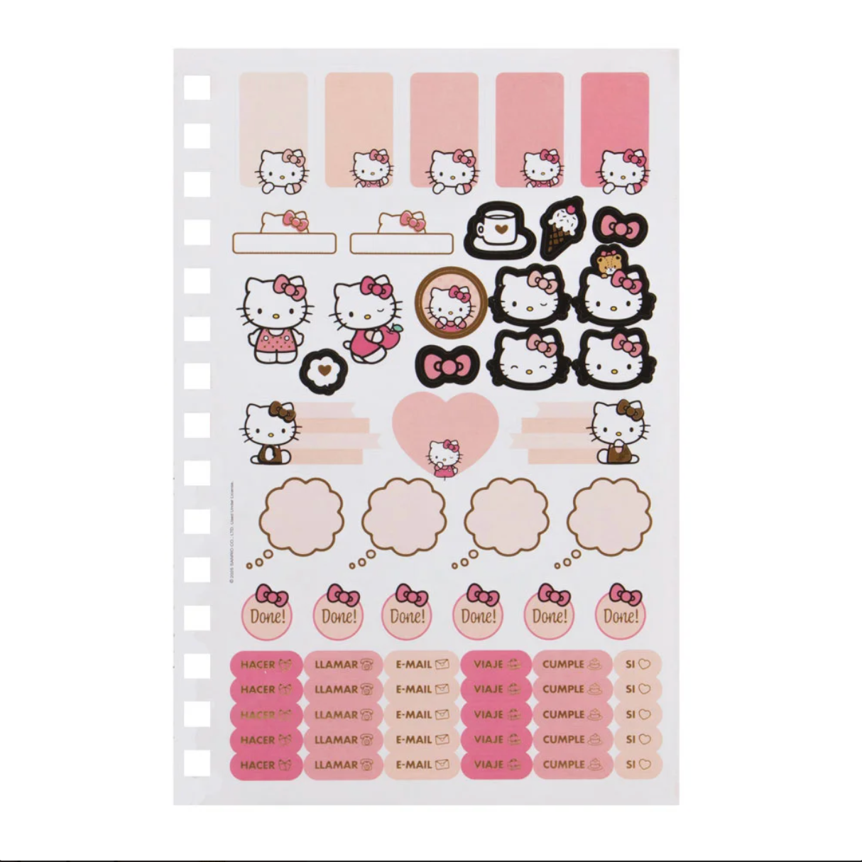 Agenda / Cuaderno / Libreta - Hello Kitty