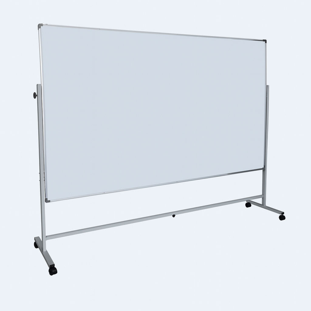 Pizarron Blanco con Tripode de Ruedas 200 x 120 cm (LD108+LD001)