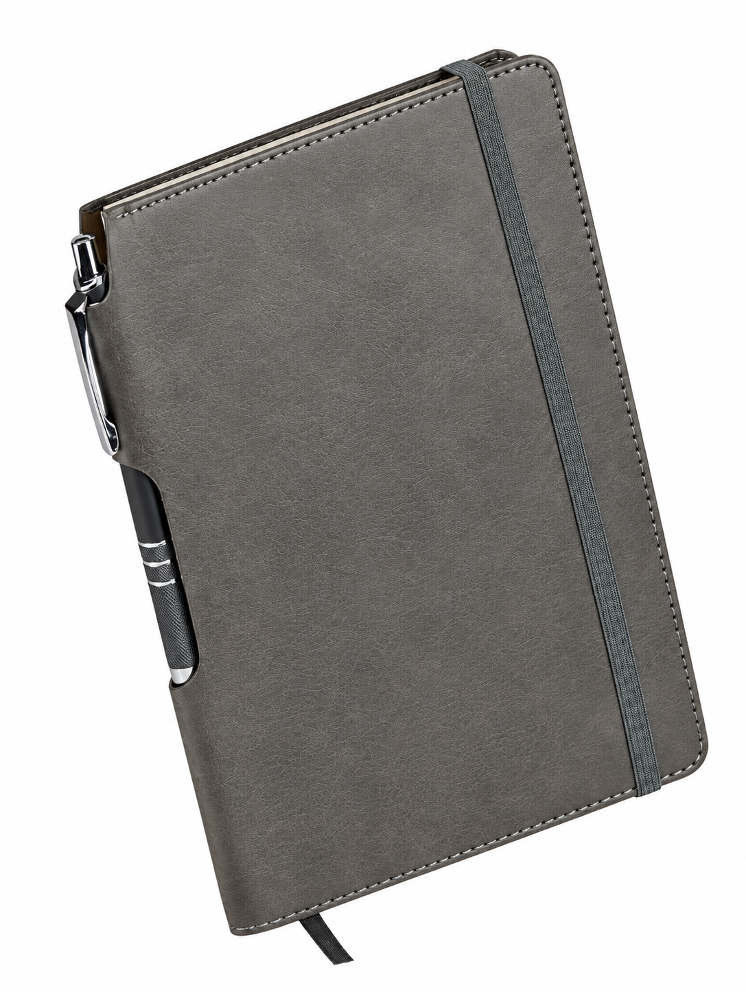 Libreta KENYA 80 Hojas Raya 14 x 20.7 cm Gris ( Promocional )