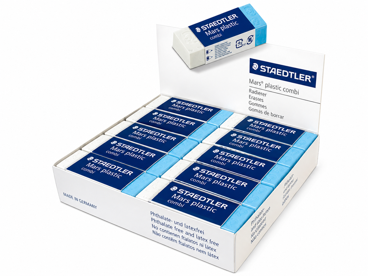 Borrador Staedtler 526-508 Tinta y Lapiz Grande Mars Plastic Combi
