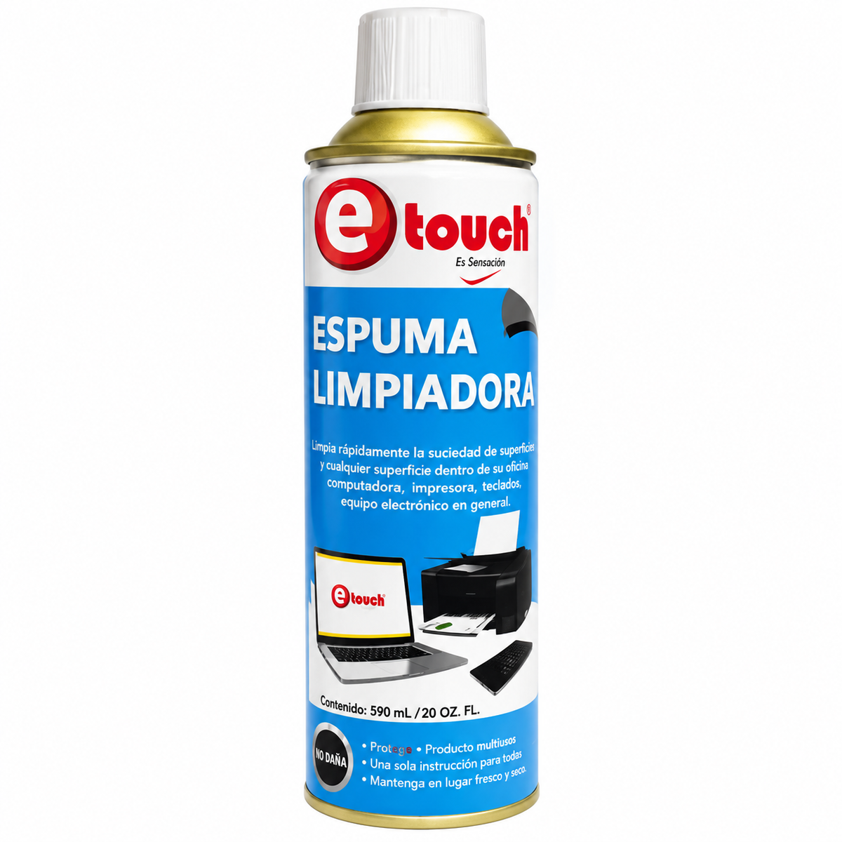 Espuma Limpiadora etouch Limpieza Externa de PC 20onz