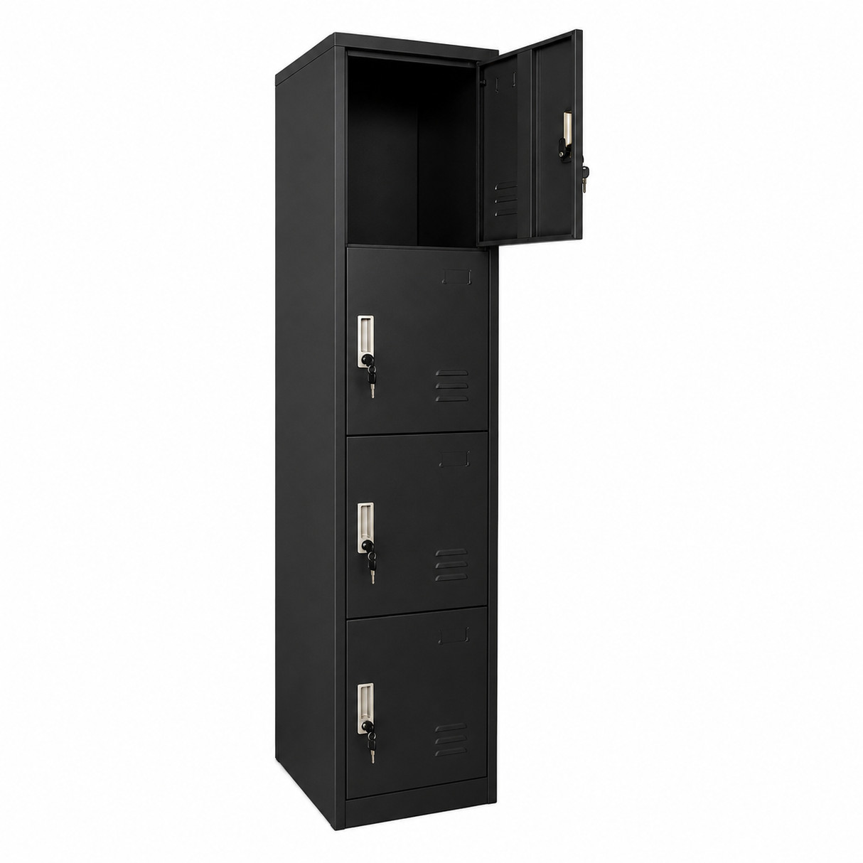 Locker Metálico 4 Puertas CNSI-04N con Cerradura