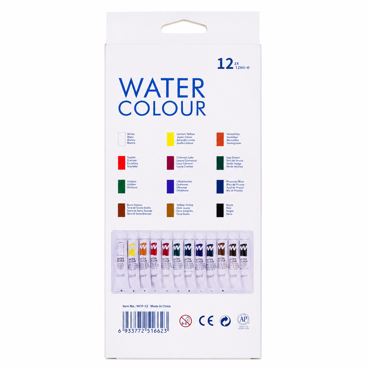 Acuarela tubo 12col. profesional Faber Castell