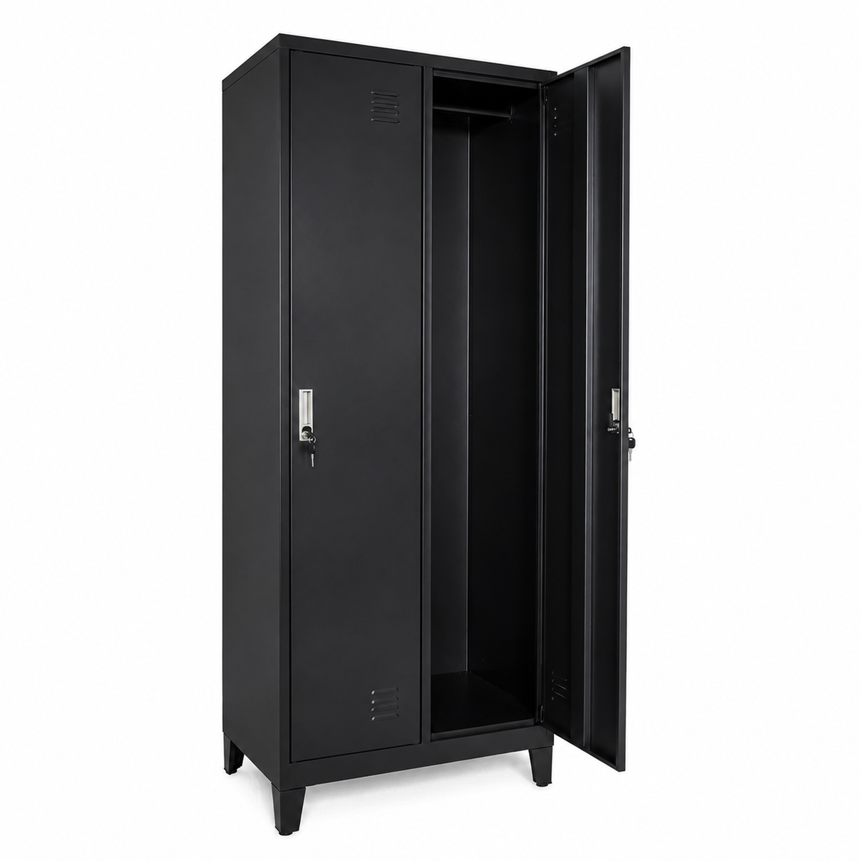 Locker Metálico 2 Puertas CNDO-02N con Cerradura