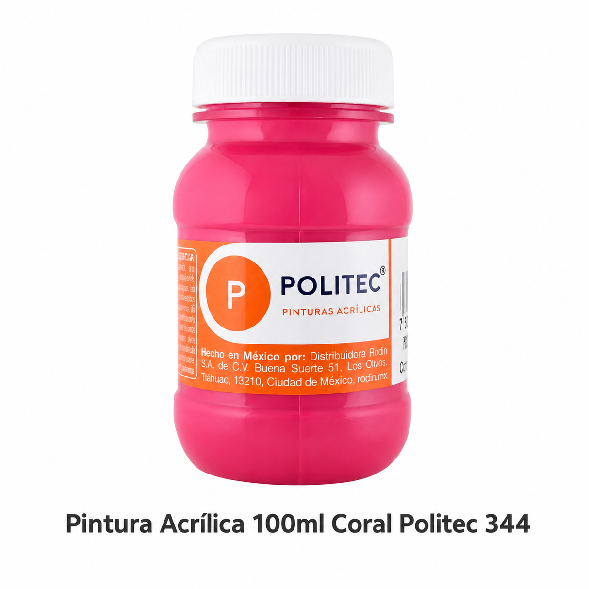 Pintura Acrilica 100ml Coral Politec 344