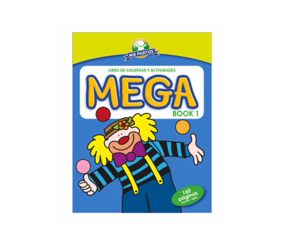 Libro Mega Book 1 Actividades y Colorear - Mis Pasitos