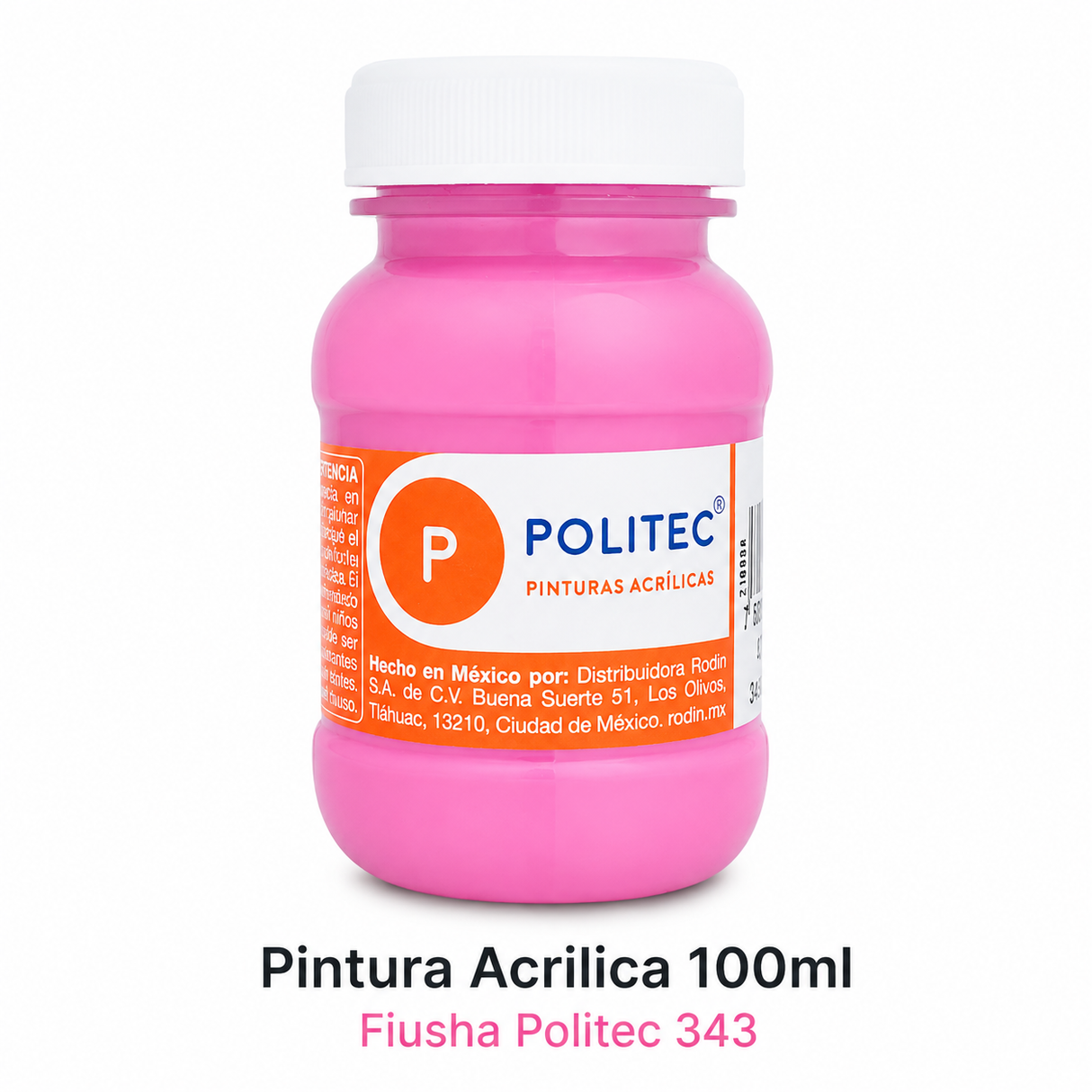 Pintura Acrilica 100ml Fiusha Politec 343