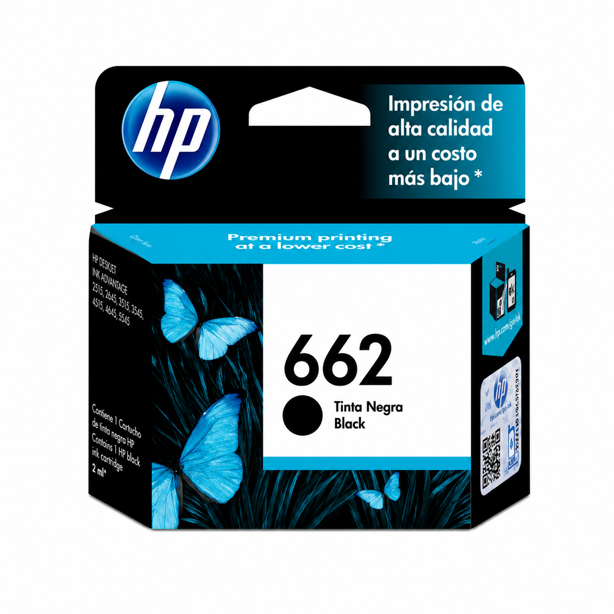 Cartucho HP 662 Negro