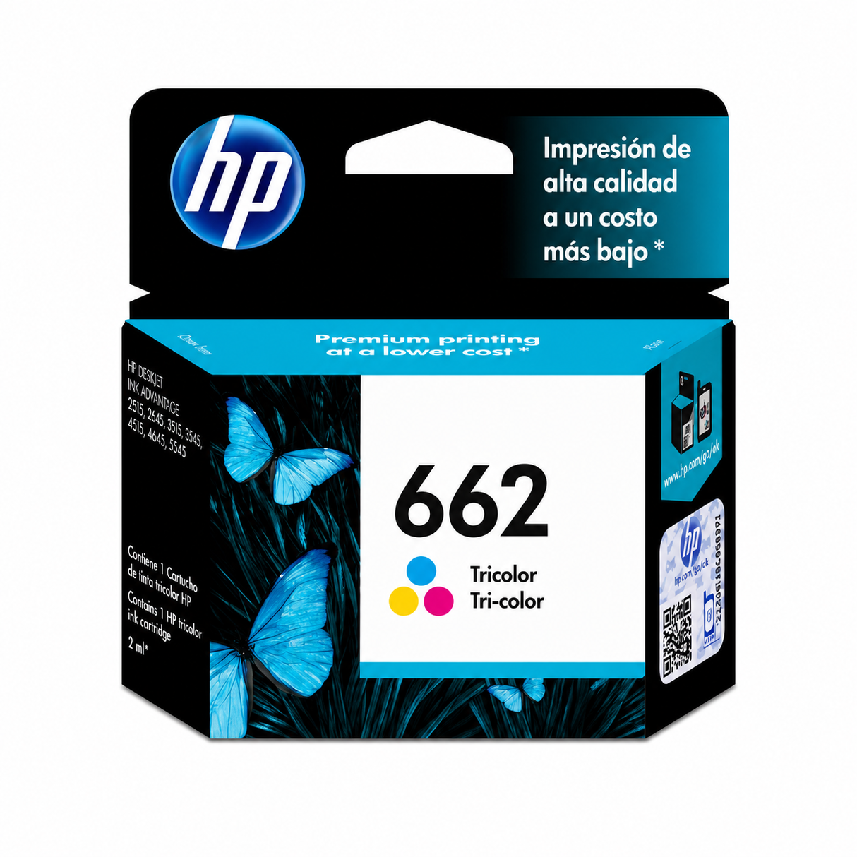 Cartucho HP 662 CMY TRICOLOR