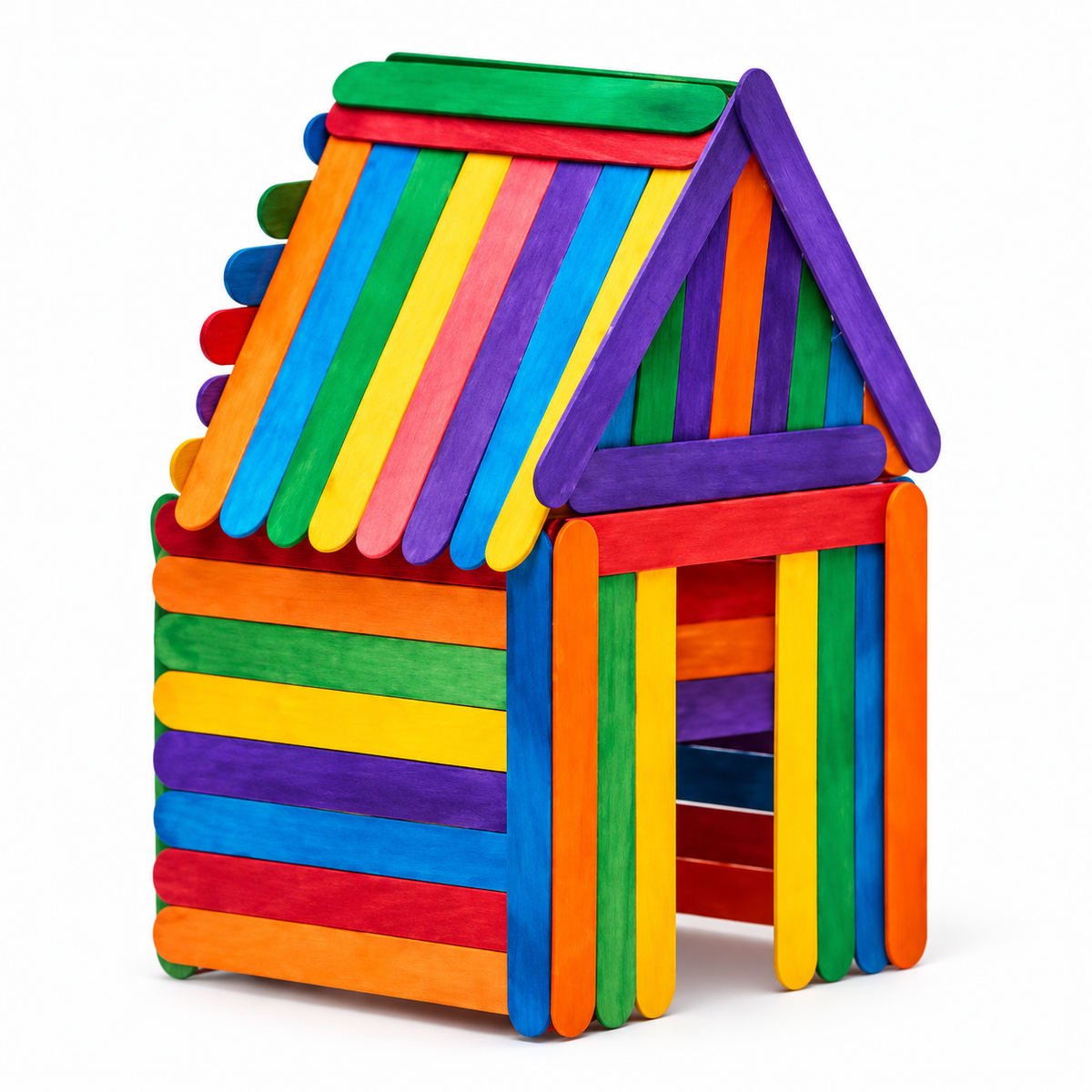 Paleta de Madera Fast Jumbo Ancho Colores 100pcs.