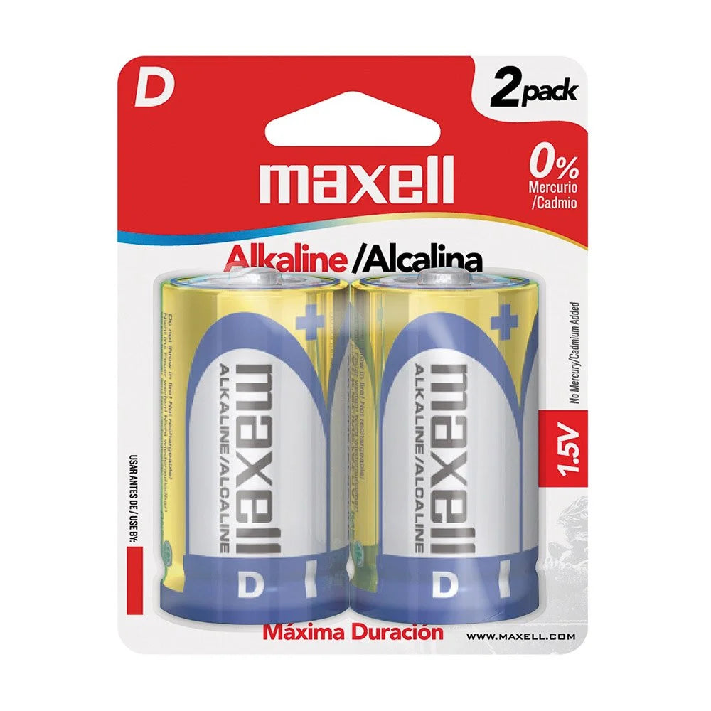 BATERIA ALCALINA TIPO D 2PK LR-20