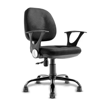 Silla Secretarial de Tela con Brazo (DC-101)