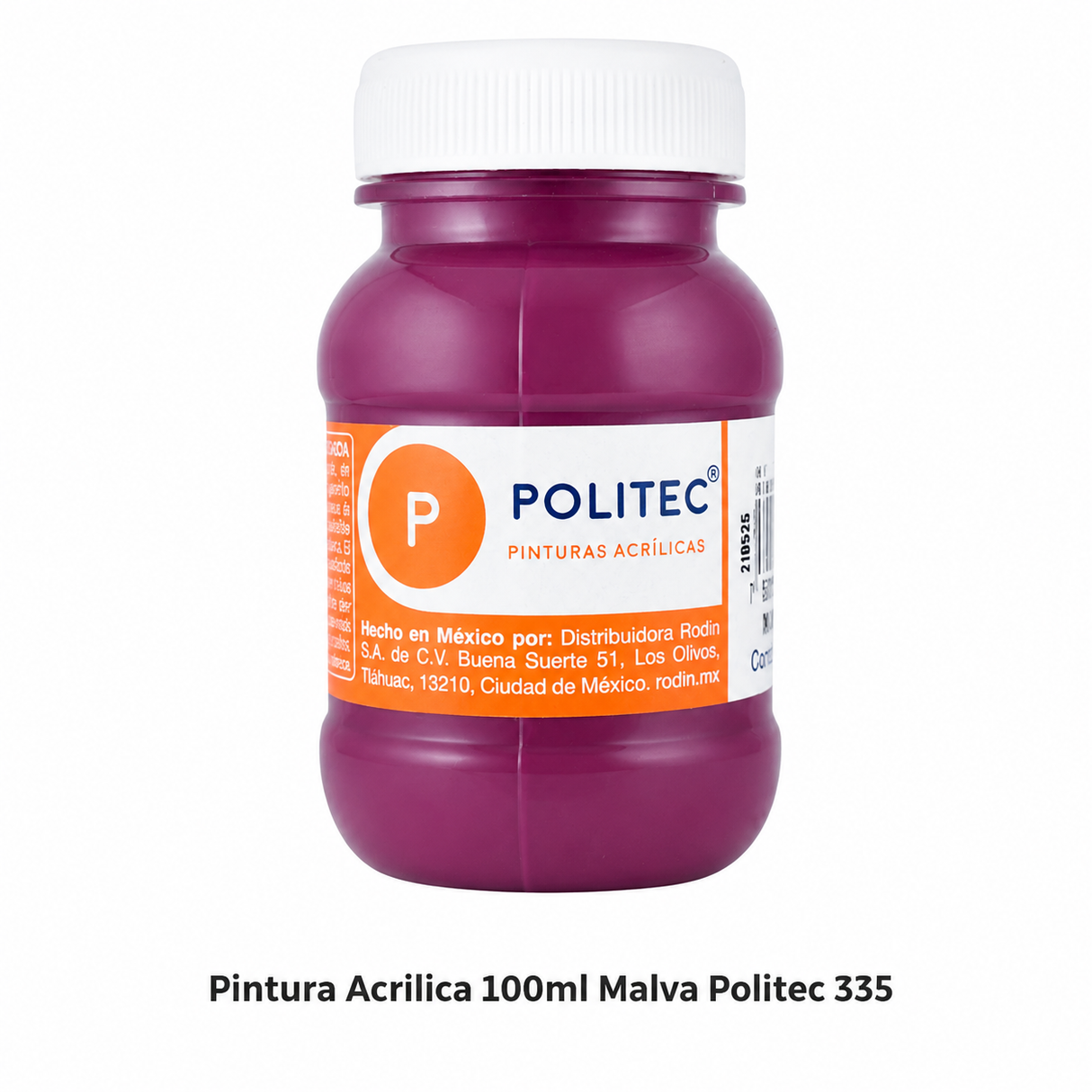 Pintura Acrilica 100ml Malva Politec 335