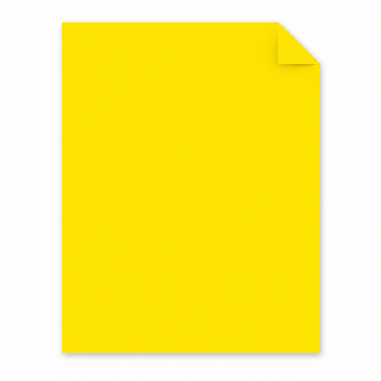 Papel Bond / Iris 75gr Oficio Amarillo Banana 100 Hojas