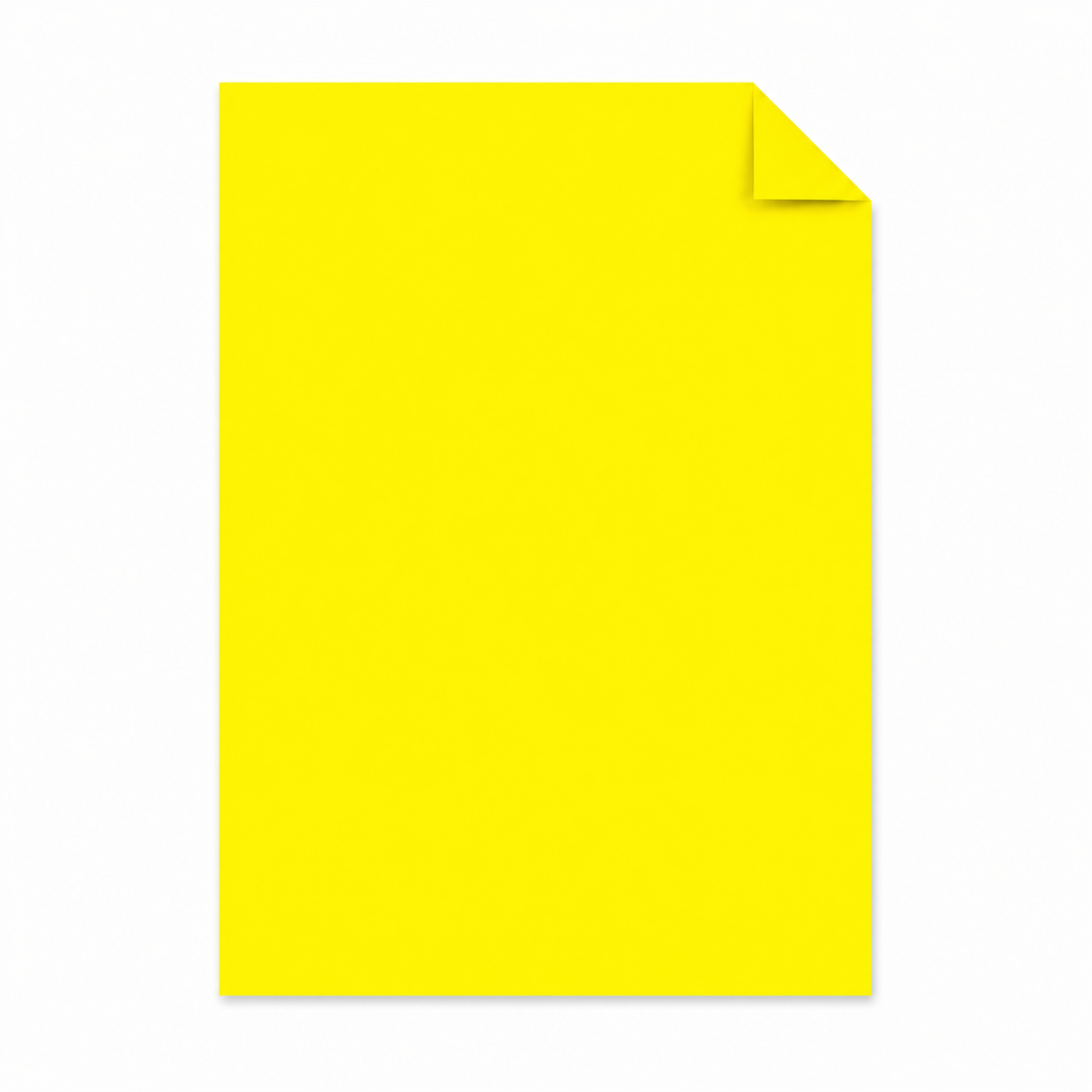 Papel Bond / Iris 75grm Carta Amarillo Banana 100 Hojas