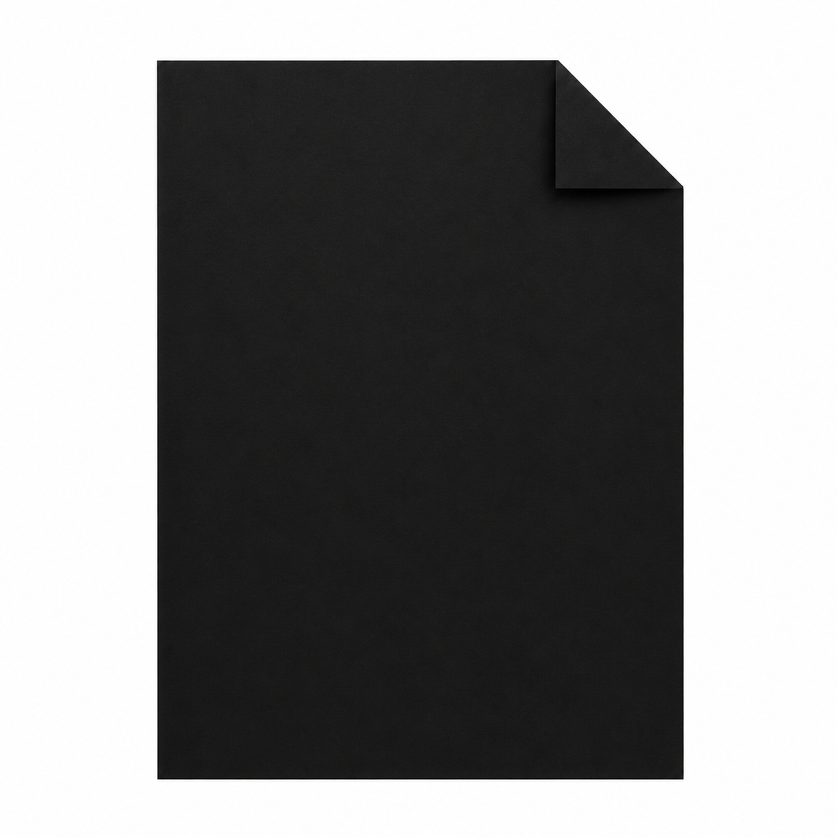 Papel Bond / Iris 75gr Carta Negro 100 Hojas
