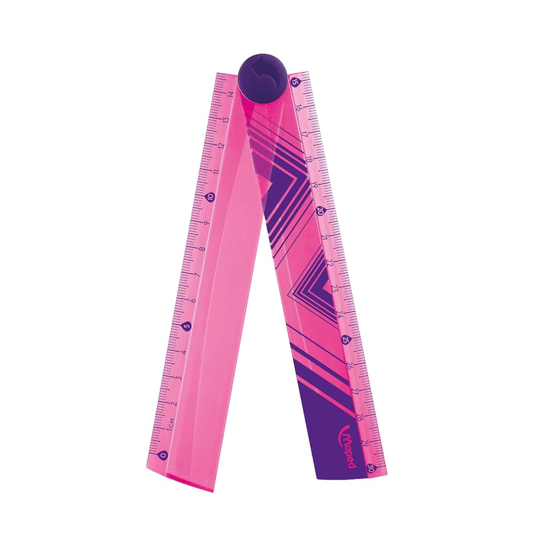 Regla Plástica 15/30 cm Plegable Maped