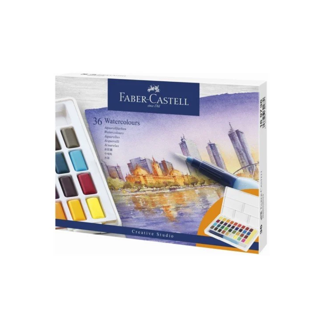 Acuarela Faber Castell profesional 169736 36 colores